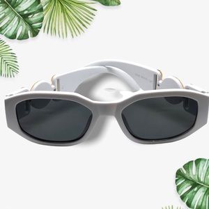 Vintageske White Sunglasses